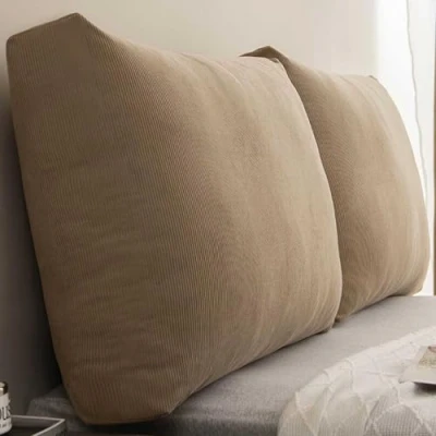 Imagen de HLTQL Almohada Respaldo Cama Cojin Respaldo、Cojin Lumbar Sofa、CojíN Cama、Cojin De Lectura para Cama、Respaldo Cama(#5,60x58x18cm1pcs)