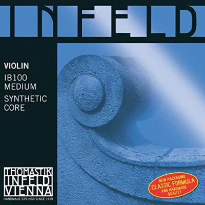 Imagen de Thomastik Cuerdas para violín Infeld núcleo híbrido juego &quot;azul&quot; 4/4 Medium
