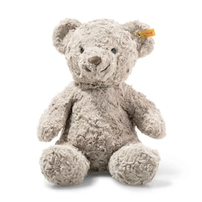 Imagen de Steiff 113437 Soft Cuddly Friends Honey Oso de Peluche (38 cm), Color Gris