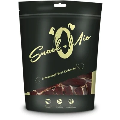 Imagen de SnackOMio Huesos masticables premium para perros sabrosos de caballo, 120g, (1 x 0,12kg)