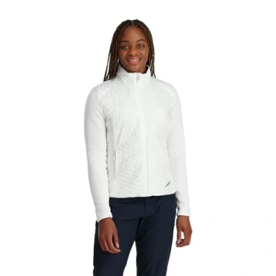 Imagen de Spyder Women&#039;s Pursuit Insulator Jacket Fleece, White, XS