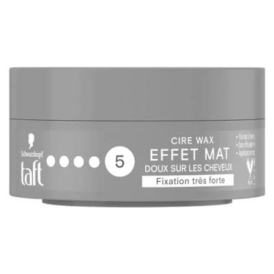 Imagen de Taft Cire Cheveux Wax Effet Mat Pot de 75 ml