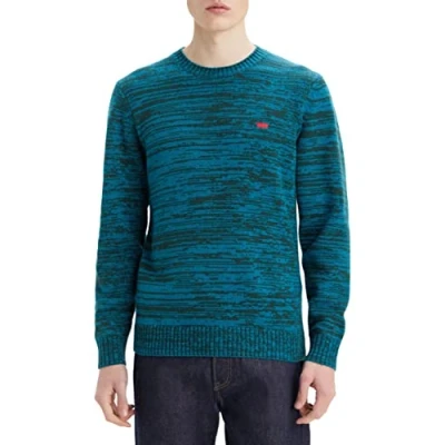 Imagen de Levi&#039;s Original Housemark Sweater, Sweatshirt para Hombre, Ocean Depths, S