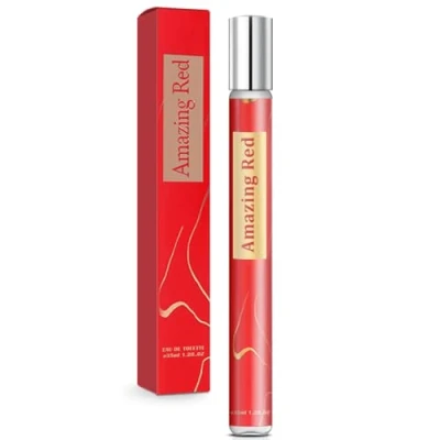 Imagen de 35 ml Perfume Mujer,Agua de perfume,Eau Parfum con vaporizador para Mujer,Fragancia Afrutada Notas Florales,Perfume Mujer Joven(rojo cristal）