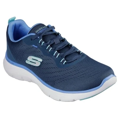 Imagen de Skechers Flex Appeal 5.0 New Path, Zapatillas Mujer, Navy, 40 EU Ancho