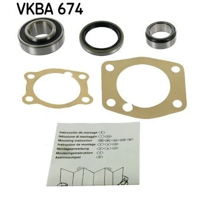 Imagen de SKF VKBA 674 Juego de cojinete rueda con anillo retención 62 TOYOTA: Starlet II Hatchback