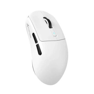 Imagen de MAMBASNAKE x Attack Shark R6 39g Superlight Mouse, PixArt PAW3950MAX Gaming Sensor, Wireless 8K MCU Nodic 52840, BT/2.4G/Wired Adjustable dpi 42000, for Win11/Xbox/PS/Mac White