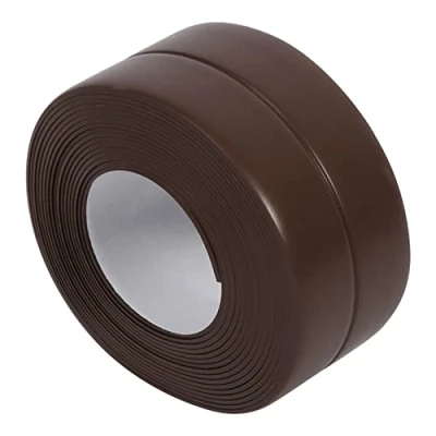 Imagen de Tiras autoadhesivas cinta de sellado Cinta, Cocina junta baño pared impermeable 3.2M longitud, Ribete autoadhesivo, Bañera y tira junta(38mm*3.2M Marrón)