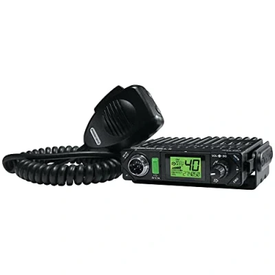 Imagen de Radio CB President Bill II ASC, VOX, Roger Beep, Scan, 4W, 12 V Mejorado con filtros de Ruido NB, ANL y Hi Cut, Nero