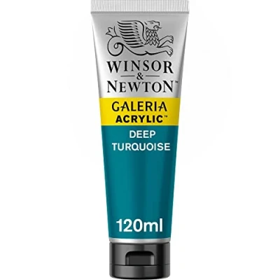 Imagen de Winsor &amp; Newton Pintura Acrílica , 120 ml, Verde (Deep Turquoise)