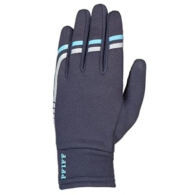 Imagen de PFIFF 102817 Silicone Winter Guante de equitación (Talla M), Color Azul Oscuro