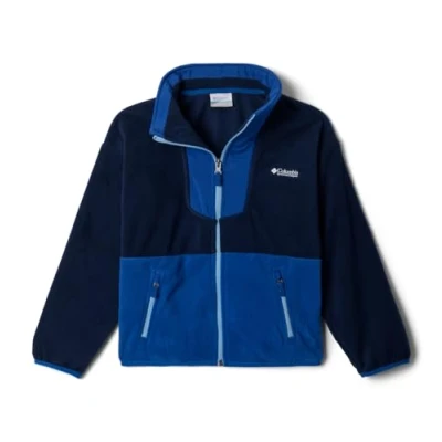 Imagen de Columbia Youth Unisex Sequoia Grove Full Zip Fleece, Fleece Jacket, Collegiate Navy/Mountain Blue, XL
