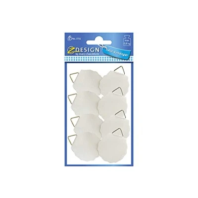 Imagen de Avery 3732 colgador de cuadros autoadhesiva, 30 mm, material papel, 8 piezas, blanco