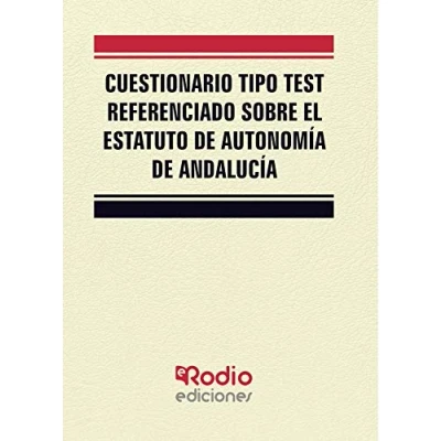 Imagen de Cuestionario tipo test referenciado sobre el Estatuto de Autonomía Andalucía (FONDO)