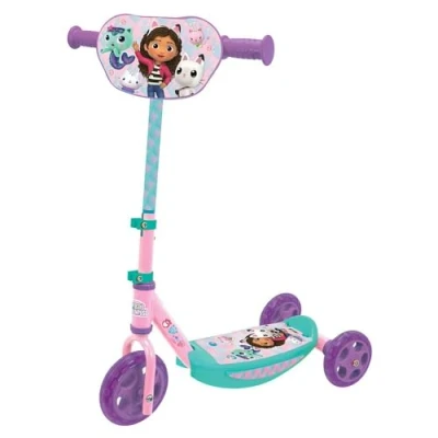 Imagen de Smoby Patinete Gabby`s Dollhouse de 3 Ruedas, Manillar Regulable en Altura, Robusto Chasis Metal, hasta 20Kg A Partir años. (7600750912)