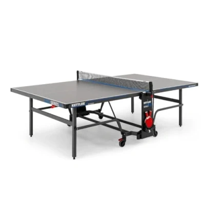 Imagen de Kettler K10 Mesa de Ping Pong Profesional para Exteriores, Calidad Torneo, Tablero Resina melamina 6 mm con Capa Superior Resistente a los arañazos, Plegable, Fabricado en Alemania