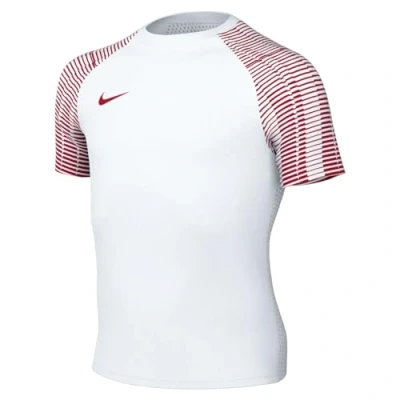 Imagen de Nike Unisex Niños Camiseta de Fútbol Manga Corta y Nk Df Academy Jsy Ss, Blanco Universidad Red, DH8369 100, M