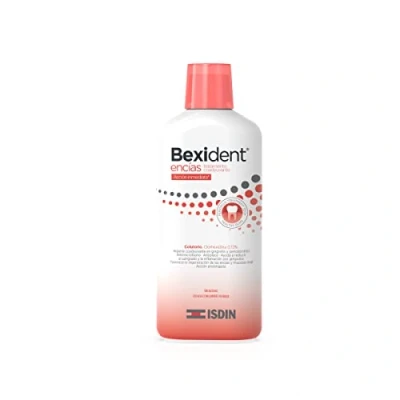 Imagen de ISDIN Bexident Encías Tratamiento Coadyuvante Colutorio con Clorhexidina 0,12% + Pantenol, en gingivitis y periodontitis acción inmediata, 1 x 500ml