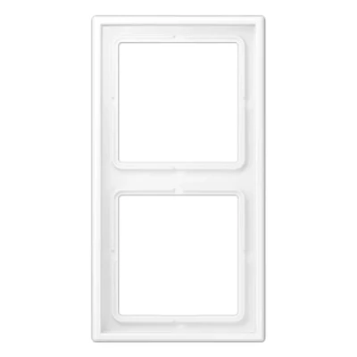 Imagen de Marco doble LS, color blanco mate (referencia: JUNG LS982WWM)