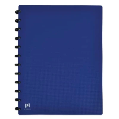 Imagen de OXFORD Protector de documentos Variozip Memphis A4, 60 vistas, 30 fundas extraíbles, color azul