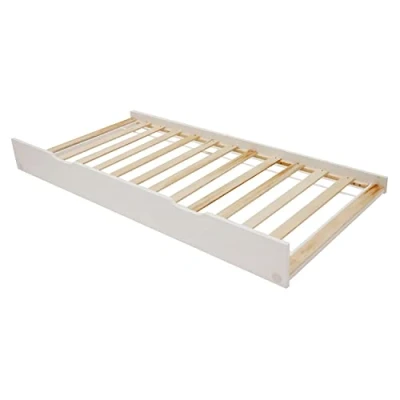 Imagen de Happy Garden Cajón Blanco Marceau, Cama Adicional de Madera con somier y Ruedas, se Puede Guardar Debajo del