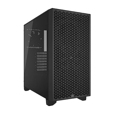 Imagen de Corsair 3000D Airflow Chasis para PC semitorre Ventiladores de 3 Clavijas Compatibilidad con GPU Cuatro Ranuras Admite hasta 8 120 mm Diseño Gran Caudal Aire Negro