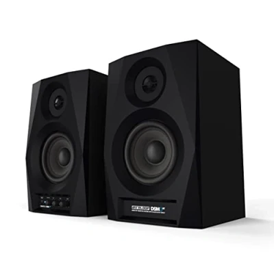 Imagen de Reloop DSM 3 BT Altavoz Bluetooth para PC DJ y productores, Sistema profesional de monitorización activa 2 vías con entrada inalámbrica, Sonido potente equilibrado productores