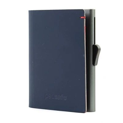 Imagen de Pacsafe Slider Wallet RFIDsafe Blue/Red