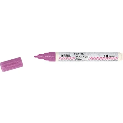 Imagen de KREUL C.KREUL Textilmarker JAVANA &quot;texi mäx GLITTER&quot;, rosé