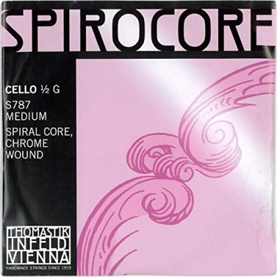 Imagen de Thomastik cuerda para Violonchelo 1/2 Spirocore Sol núcleo flexible en espiral, entorchado cromo, medio