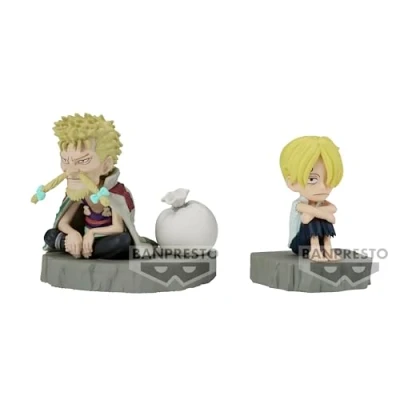 Imagen de Banpresto Figura de Acción Sanji &amp; Zeff One Piece World Collectable Log Stories, 6 cm, Multicolor, BP88900P