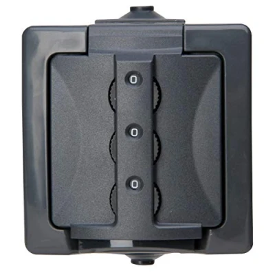 Imagen de Kopp Nautic 955015016 Enchufe con cerradura de combinación (IP 44, 16 A, 250 V/CA), color gris oscuro