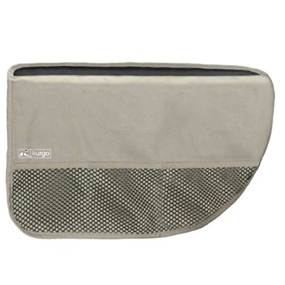 Imagen de Kurgo Protector de Puerta Coche para Perros, Incluye 2 Cubre Puertas Mascotas, Caqui