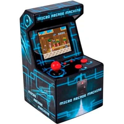 Imagen de Consola Avance. Ital Micro Arcade Machine, Mini, 250 juegos. 16 bits, Pantalla 2.5″ TFT, 3x pilas AA, Azul