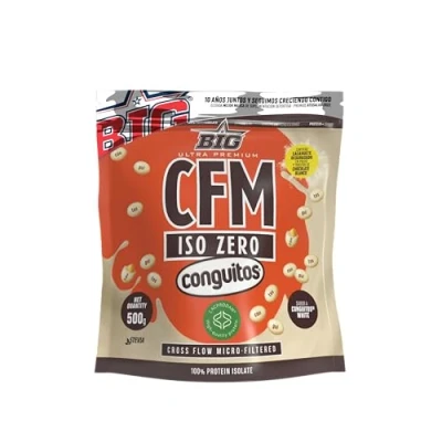 Imagen de BIG Proteina Isolada Proteinas Whey para Masa Muscular Protein Isolate Proteína en Polvo Materia Prima Premium Sin Grumos, Baja Lactosa, Azúcares Añadidos (500gr,Conguitos White)
