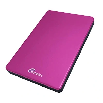 Imagen de Sonnics 1TB USB 3.1 Type C Externos Portátil Duros Discos por Ventanas PC, Mac, Smart TV, Xbox One/Serie X &amp; PS4 /PS5, Rosa