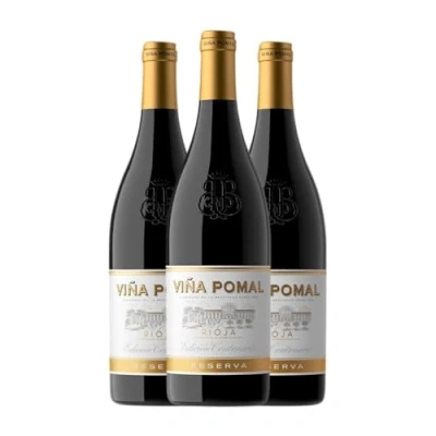 Imagen de Bodegas Bilbaínas Viña Pomal Centenario Tempranillo Rioja Reserva 75 cl Vino tinto (Caja de 3 Botellas cl)