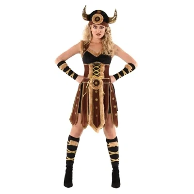 Imagen de Morph Disfraz Vikinga Mujer, Vikingo Mujer Guerrera, Disfraces Vikingos Vikingo, Carnaval Talla M