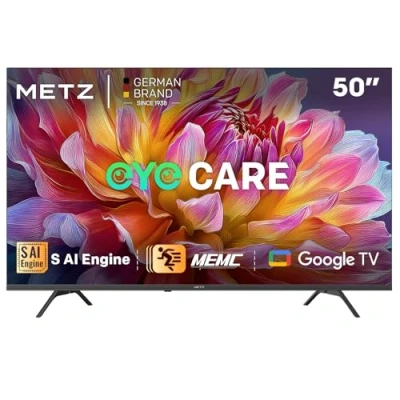 Imagen de Metz 50MUF7000Z 50&quot; Smart TV, 4K UHD Google S AI Engine, MEMC, Dolby Audio, Cast, Cuidado Ocular, Compatible con el Asistente de (2025)