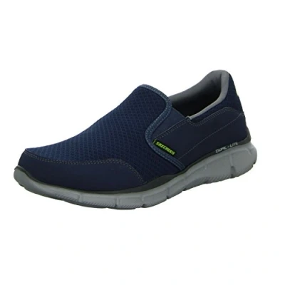 Imagen de Skechers Equalizer Persistent, Mocasines Hombre, Azul Marino (Blue Navy Grey), 42 EU