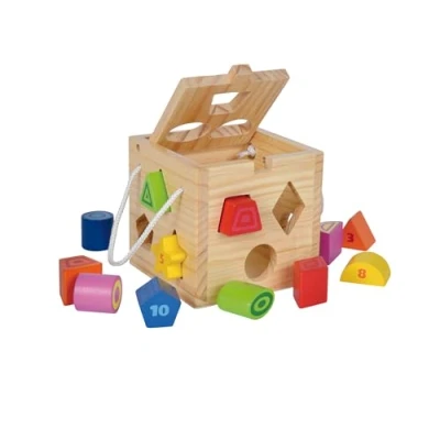 Imagen de Eichhorn Cubo piezas encajables de madera, 13 (100002092)