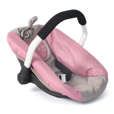 Imagen de Bayer Chic 2000 708 36 Asiento de Coche para muñecas bebé, portamuñecas, Osito, Color Rosa