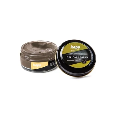 Imagen de Kaps Crema para El Cuidado del Calzado, Intensivo Y Nutritivo Cuero, Delicate, 70 Colores (166 camel)