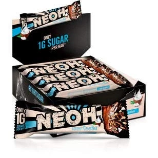 Imagen de NEOH Low Carb Keto Barra Coco Chocolate 0.9 g azúcar / 117 kcal 5.9 Proteína Sin añadido 30 (Paquete de 12) Coconut