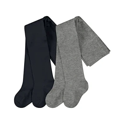 Imagen de FALKE Family 2 Pack B TI algodón gruesa unicolor piezas, Pantimedias Unisex bebé, Multicolor (Sortiment 0010), 80 92