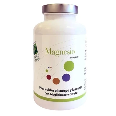 Imagen de Magnesio Citrato y Bisglicinato de 90 Cápsulas Ayuda a Disminuir Cansancio Fatiga Revitaliza Cuerpo Mente Contribuye al Funcionamiento Muscular Nervioso 100% Natural