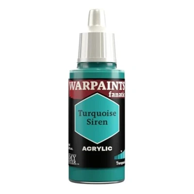 Imagen de The Army Painter Teals &amp; Turquoises Warpaints Fanatic Pinturas acrílicas de 18 ml (sirena turquesa)