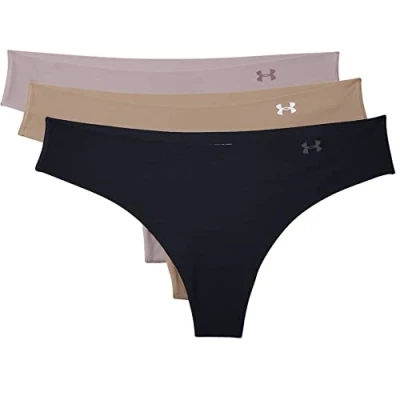 Imagen de Under Armour 3 PACK Tanga black, Mujer, Talla: Small, Black