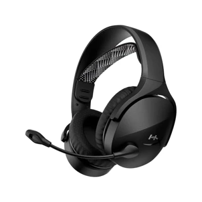 Imagen de HyperX Cloud Jet Auriculares Gaming inalámbricos, conexión Dual Bluetooth y dongle USB, 25h de batería, para PC/PS5/Nintendo Switch/Móvil, Color Negro