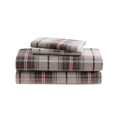 Imagen de Eddie Bauer Mont Lago Plaid Franela Juego de sábanas, Montlake Plaid, Doble